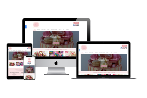 custom cake maker web design