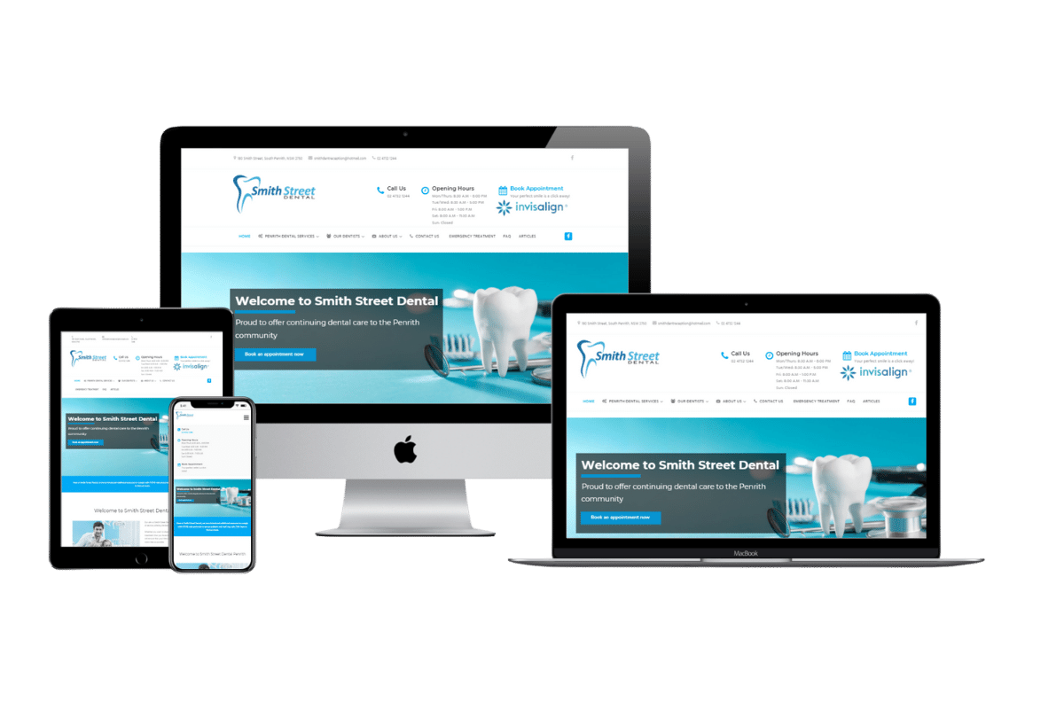 dentist website design