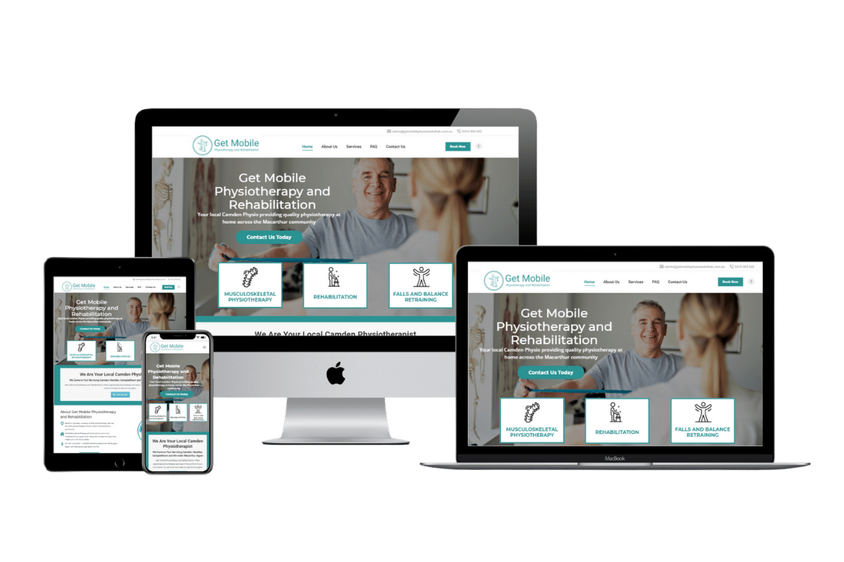 physiotherapy website design